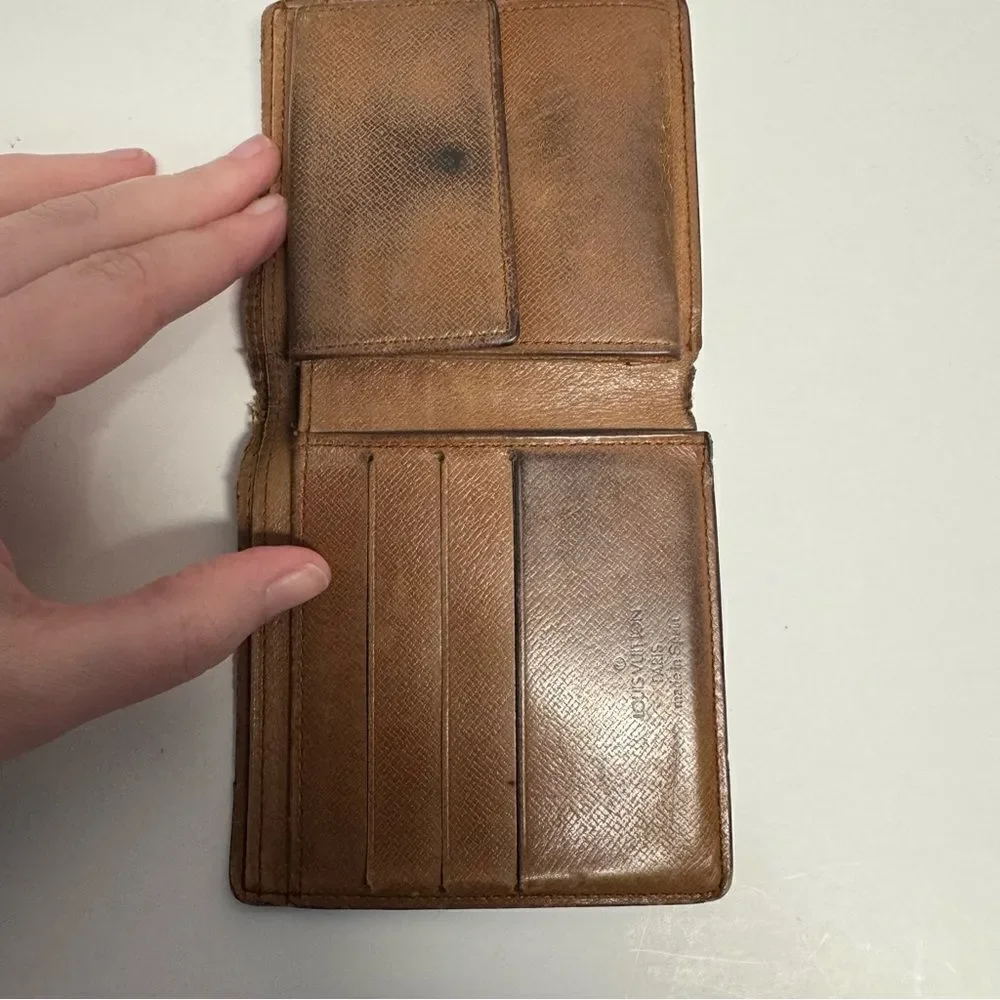 LV Louis Vuitton Monogram Bi-Fold Portefeuille Marco Men’s Wallet CA1903